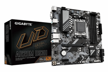 PLACA MAE AM5 GIGABYTE A620M DS3H M.2/DDR5/DP/HDMI/USB3.2 # - Imagem 1