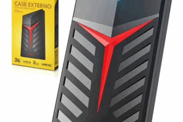 CASE EXTERNO C/ LED INDICADOR P/ HD 2.5″ SATA III USB 3.0 ECASE-350 INFOK - Imagem 1