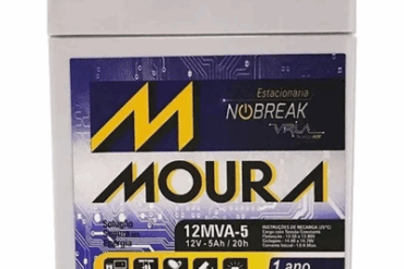 BATERIA 12V 5AH 12MVA-5 MOURA # - Imagem 1