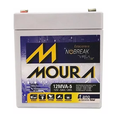BATERIA 12V 5AH 12MVA-5 MOURA #
