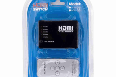 SWITCH HDMI 5 ENTRADAS X 1 SAIDA C/ CONTROLE HW-501 # - Imagem 1
