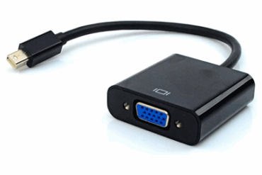 ADAPTADOR MINI DISPLAY PORT PARA VGA ADP-203BK PLUSCABLE # - Imagem 1