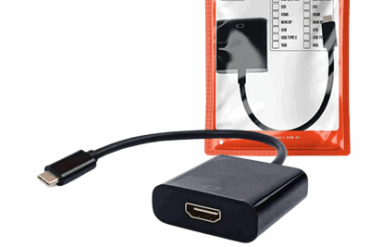 ADAPTADOR TIPO-C X HDMI FEMEA ADP-303BK PLUSCABLE # - Imagem 1