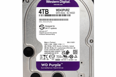 HD INTERNO SATA3 4TB WD PURPLE WD43PURZ 5400RPM 256MB # - Imagem 1