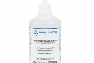 LIMPADOR DE USO GERAL ISOPROPANOL 99,8% 250ML IMPLASTEC - Imagem 1