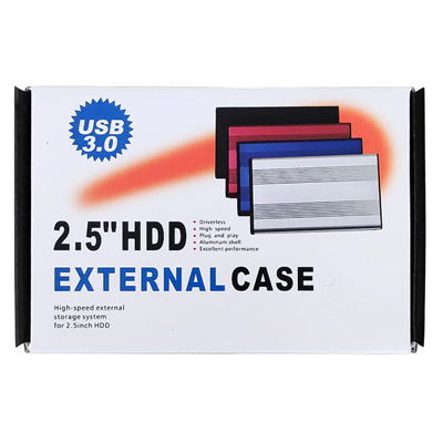 GAVETA/CASE P/ HD EXTERNO 2.5 USB 3.0 AC017C348