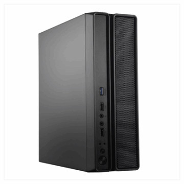 GABINETE SLIM COM FONTE 200W SLIMDESK BG-2002 PRETO BLUECASE USB 3.0