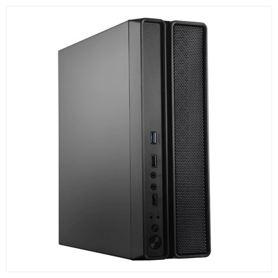GABINETE SLIM COM FONTE 200W SLIMDESK BG-2002 PRETO BLUECASE USB 3.0