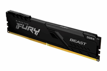 MEMORIA RAM DDR4 32GB PC 3200MHZ KINGSTON KF432C16BB/32 FURY BEAST PRETO # - Imagem 1