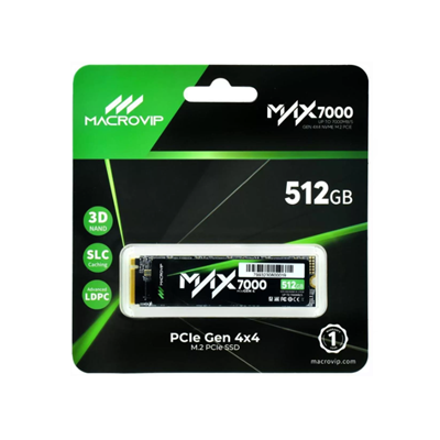 SSD M.2 512GB MACROVIP MAX7000 MVDMAX7/512GB NVMe PCIE #