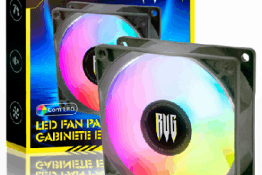 COOLER P/ GABINETE DESKTOP COM LED 12V 80MMX25MM G-VR337 REVENGER - Imagem 1