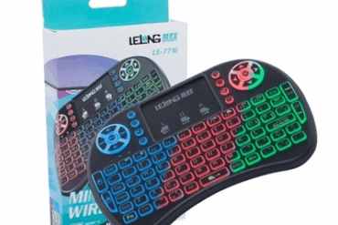 MINI TECLADO SEM FIO COM LED LE-7716 LELONG MAX - Imagem 1