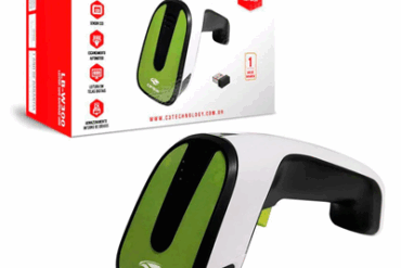 LEITOR CODIGO DE BARRAS SEM FIO 1D LB-W300BK C3TECH - Imagem 1
