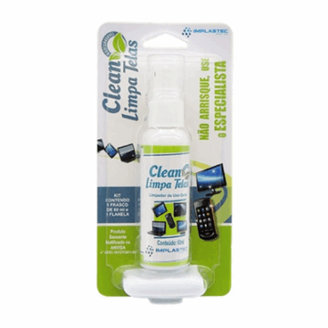 CLEAN LIMPA TELAS C/FLANELA 60ML IMPLASTEC