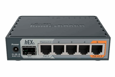 ROTEADOR ROUTERBOARD MIKROTIK RB760IGS HEX 880MHZ 256MB L4 # - Imagem 1