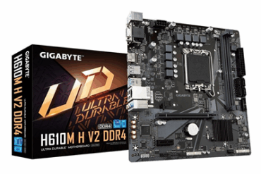 PLACA MAE S1700 GIGABYTE H610M H V2 M.2/DDR4/HDMI/VGA/USB3.2 # - Imagem 1