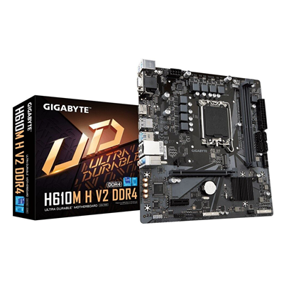PLACA MAE S1700 GIGABYTE H610M H V2 M.2/DDR4/HDMI/VGA/USB3.2 #