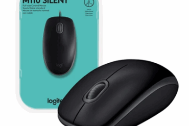 MOUSE USB M110 SILENT PRETO LOGITECH - Imagem 1