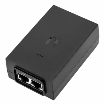 FONTE UBIQUITI POE-48-24W-G BR POE INJECTOR 48V 0.5A 24W PRETO