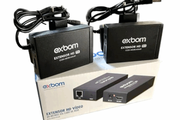 EXTENSOR HD VIDEO 60M VIA CABO RJ45 CAT.5E/CAT.6 3D 1080P CCEX-HD2RJ45L60 EXBOM - Imagem 1