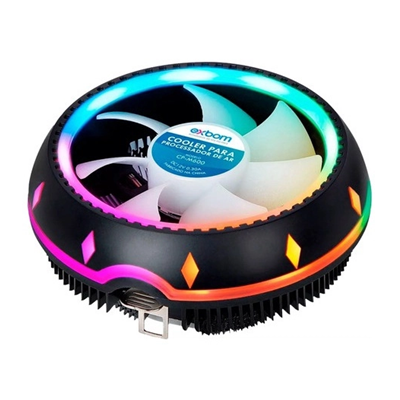 COOLER P/ PROCESSADOR UNIVERSAL RGB CP-M600 EXBOM
