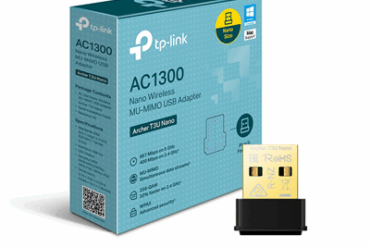 ADAPTADOR WIFI USB 2.0 TP-LINK ARCHER T3U NANO MU-MIMO DUAL BAND AC1300 # - Imagem 1