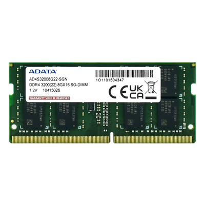 MEMORIA NOT DDR4 8GB 3200MHZ ADATA AD4S32008G22-SGN #