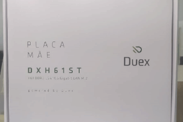 PLACA MÃE DUEX DXH61ST LGA 1155 INTEL GIGABIT/M2/DDR3 - Imagem 1