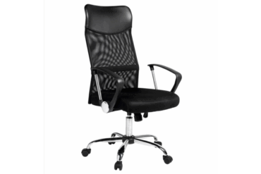 CADEIRA PRESIDENTE MESH GIRATORIA PRETA MOCH-2001/BK - Imagem 1