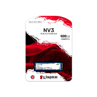 SSD NVME M.2 500GB KINGSTON NVME PCIE SNV3S/500G #