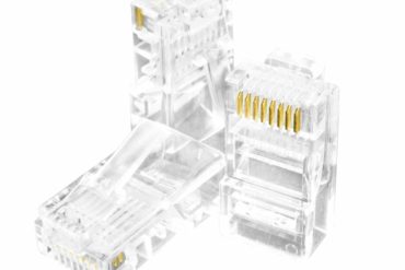 (UNIDADE)CONECTOR RJ45 CAT 5 CRISTAL - Imagem 1