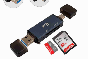 ADAPTADOR TIPO-C/USB3.0 F3 PARA LEITOR DE CARTÃO SD/MICRO COD:307 SD JC-LT-TYC-U - Imagem 1