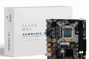 PLACA MAE S1150 DUEX DXMBH81G M2 M.2/DDR3/HDMI/VGA/USB3.0 # - Imagem 1