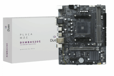 PLACA MAE AM4 DUEX DXMBA520G M.2/DDR4/HDMI/PS2/VGA/USB3.2 # - Imagem 1