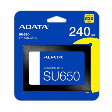 SSD 240GB ADATA SU650 ASU650SS-240GT-R SATA 3 2.5″#