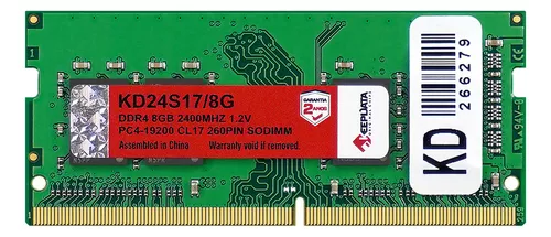 MEMORIA NOT DDR4 8GB 2400MHZ KEEPDATA KD24S17/8G #