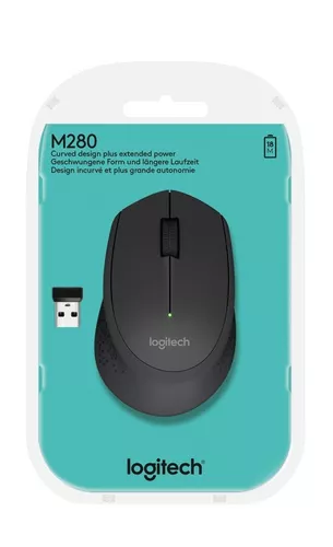 MOUSE S/FIO RC/NANO M280 PRETO LOGITECH#