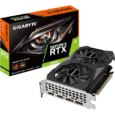 PLACA DE VIDEO GIGABYTE RTX 3050 6GB GDDR6 96 BITS