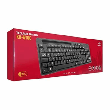 TECLADO S/FIO RC/NANO KB-W100BK C3T