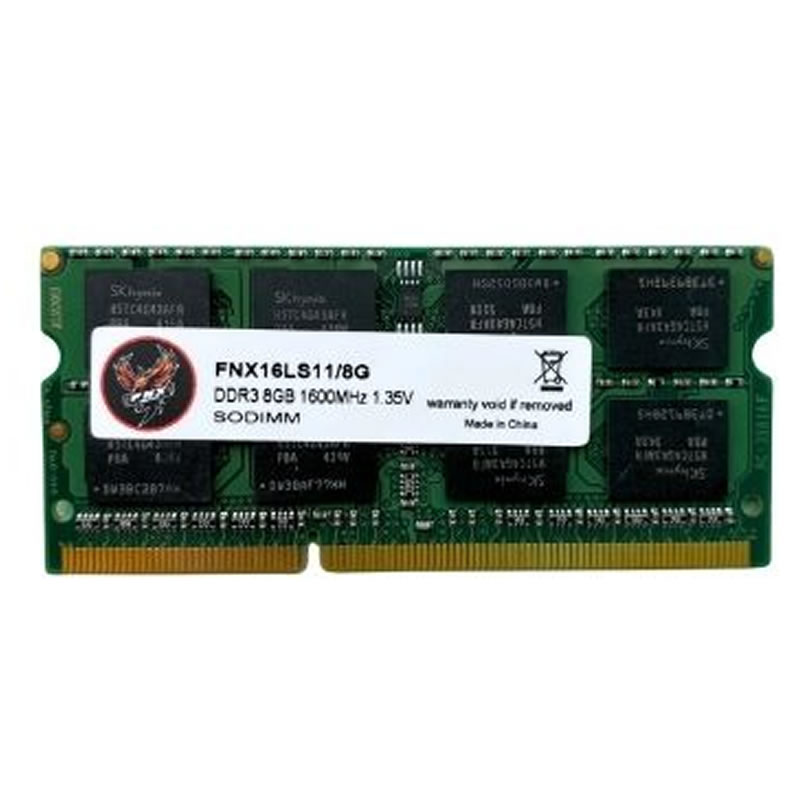 MEMORIA RAM 8GB DDR3 1600MHZ FNX FNX16L11/8G