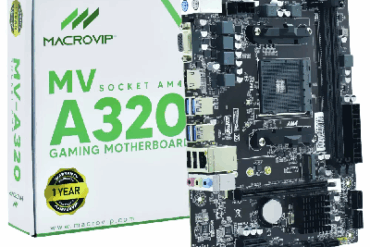 PLACA MAE PC MACROVIP MV-A320 M.2/DDR4/HDMII/VGA/USB3.0# - Imagem 1