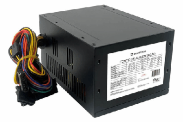 FONTE ATX 350W BLUECASE BLU350-CMPS3BLK S/CAIXA - Imagem 1