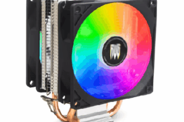 COOLER PARA PROCESSADOR REVENGER GVR330 2TUBOS DE CALOR  LED FAN 1500RPM - Imagem 1