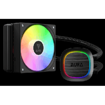 WATER COOLER 120MM GAMDIAS AURA GL 120 V2 PRETO