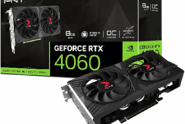 PLACA DE VIDEO PNY  RTX 4060 8GB GDDR6 128BITS XLR8 DUAL FAN VERTO - Imagem 1