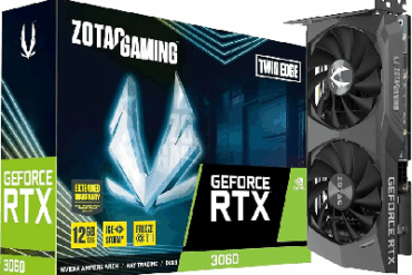 PLACA DE VIDEO ZOTAC RTX 3060 12GB GDDR6 192BITS TWIN EDGE - Imagem 1