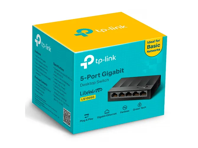 HUB SWITCH 5 PORTAS TP-LINK LS1005G GIGABIT
