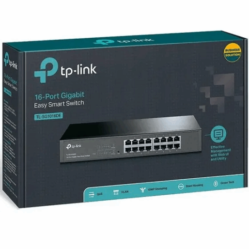 SWITCH DE MESA/RACK GIGABIT COM 16 PORTAS TL-SG1016D