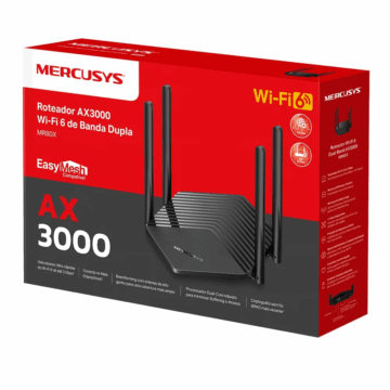 ROTEADOR WI-FI AX3000  6 GIGABIT DUAL BAND EASYMESH