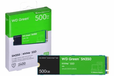 SSD M.2 500GB WESTERN GREEN SN350 2280 NVME -WDS500G2G0C 2400 # - Imagem 1